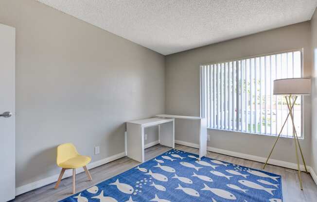 Carpeting in bedroom at Summerlin Meadows, Las Vegas, Nevada