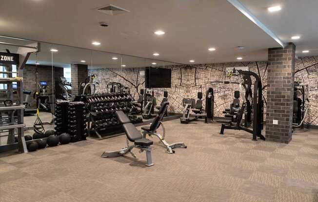 Gym at Center Square Lofts West, Pennsylvania