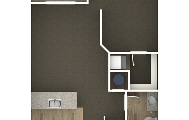 Studio, 1 bath, 570 sqft, $1,100