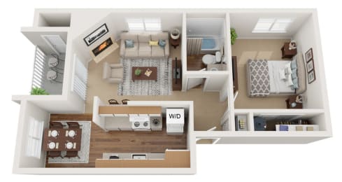 1 bed, 1 bath, 637 sqft, $1,500