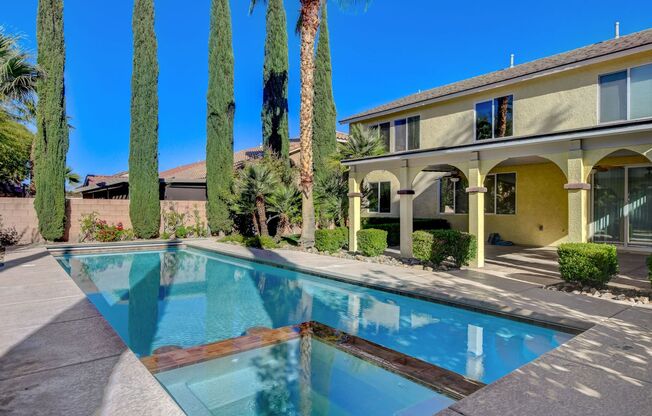 Stunning Lone Mountain estate with a pool and spa