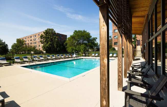 the swimming pool at the resort at governors residence