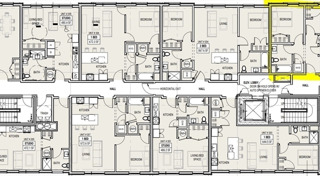 3 beds, 2 baths, $6,500, Unit 602