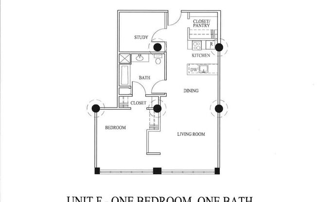 1 bed, 1 bath, 650 sqft, $1,550, Unit 410