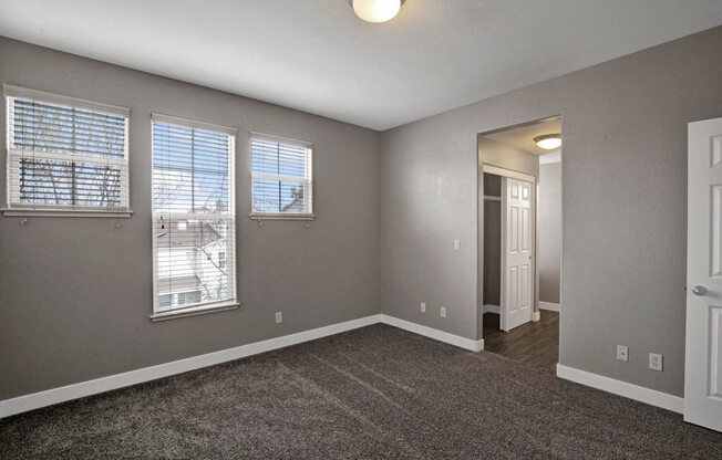 Large Windows for Natural Light - Three Bedroom