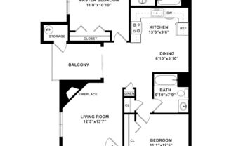 2 beds, 2 baths, 960 sqft, $1,770