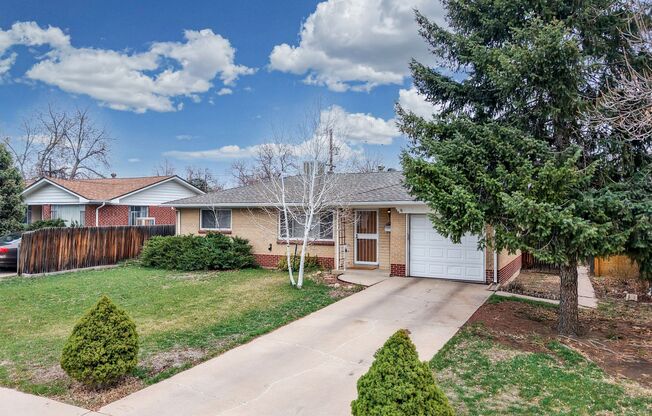 Fabulous Lakewood/Denver 3 bed/1 bath/1 car garage