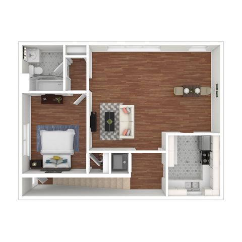 2 beds, 1.5 baths, 1,042 sqft, $1,850