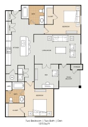 3 beds, 2 baths, 1,322 sqft, $1,659