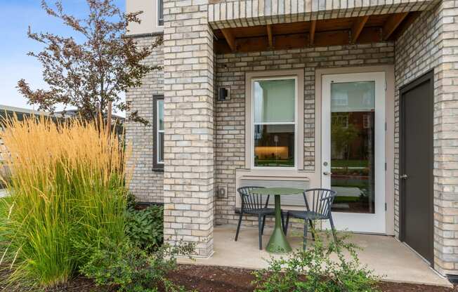 Patio at Zera at Reed Crossing