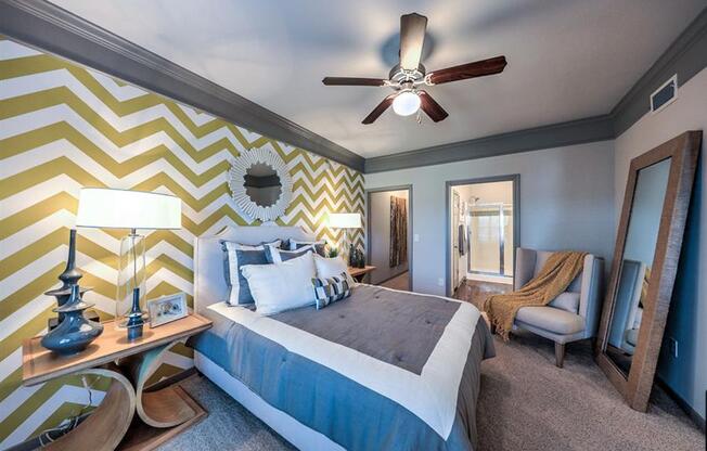 Bedroom Interior at Waterstone at Cinco Ranch, Katy, TX, 77450