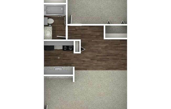 1 bed, 1 bath, 578 sqft, $1,075