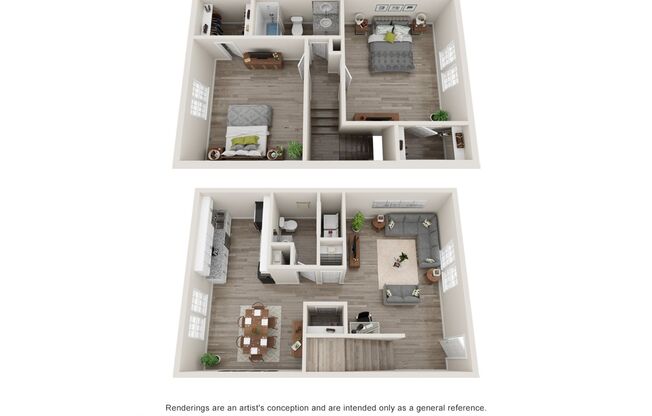 2 beds, 1.5 baths, 1,350 sqft, $1,320, Unit 3535-L04