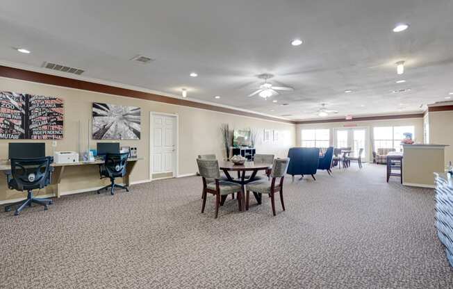 Business Center Area at Cleburne Terrace, Cleburne, TX