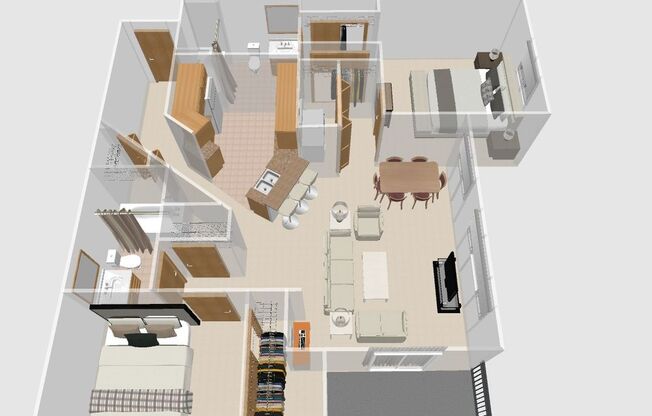2 beds, 2 baths, 1,186 sqft, $1,905, Unit 200-102