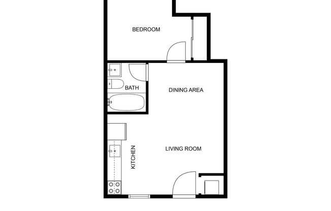 1 bed, 1 bath, 500 sqft, $1,499, Unit 13 S