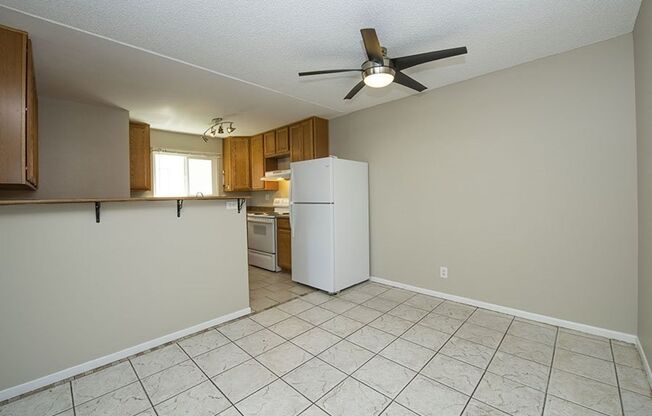 Single level condo in cul-de-sac community.