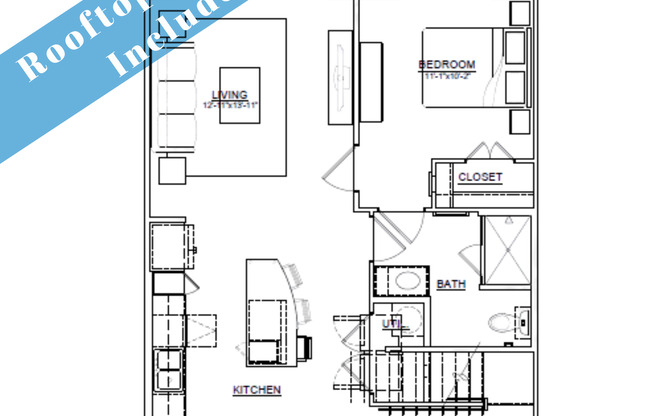 1 bed, 1 bath, 750 sqft, $1,649