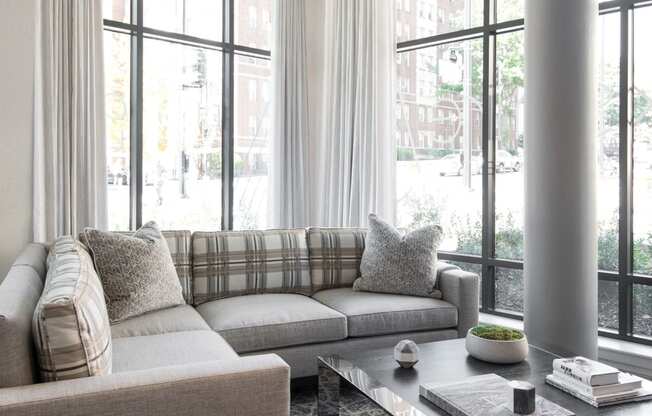 Spacious Living Room at Berkshire 15, Washington, 20009