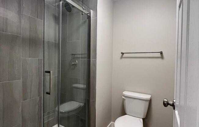 Private master bath with stand up shower
