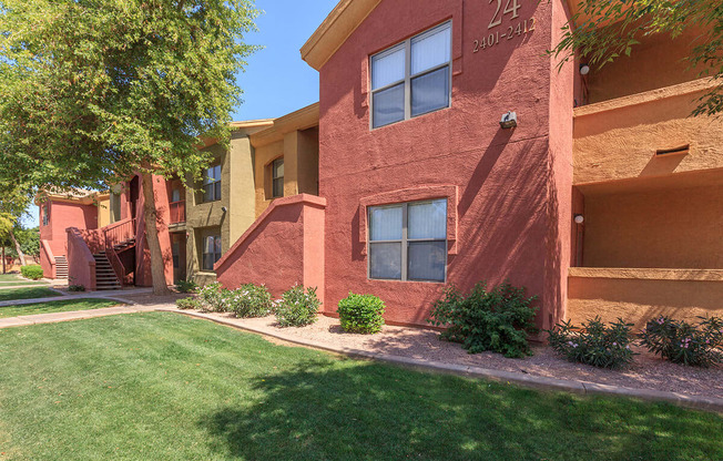 Lawn Area at San Lucas Apartments, Tolleson, Arizona