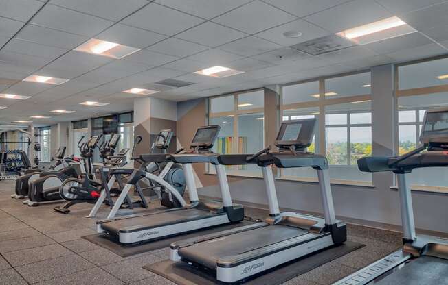 Fitness Center with updated equipment