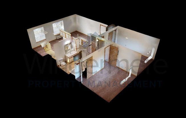 2 beds, 1 bath, 828 sqft, $1,095, Unit 48