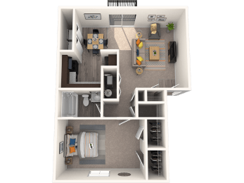 1 bed, 1 bath, 700 sqft, $1,131