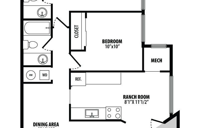 2 beds, 2 baths, 947 sqft, $1,860