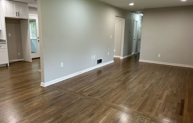 JUST LIKE NEW! Landlord just finishing up doing a total remodel on this 3 bedroom/2 bath home with large outbuilding.
