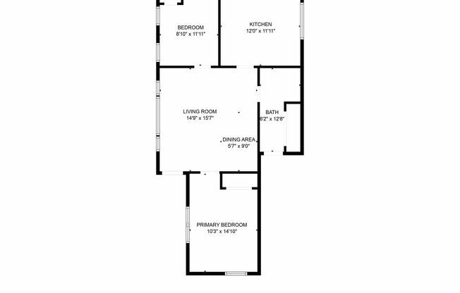 2 beds, 1 bath, $850, Unit 829 2nd St NW