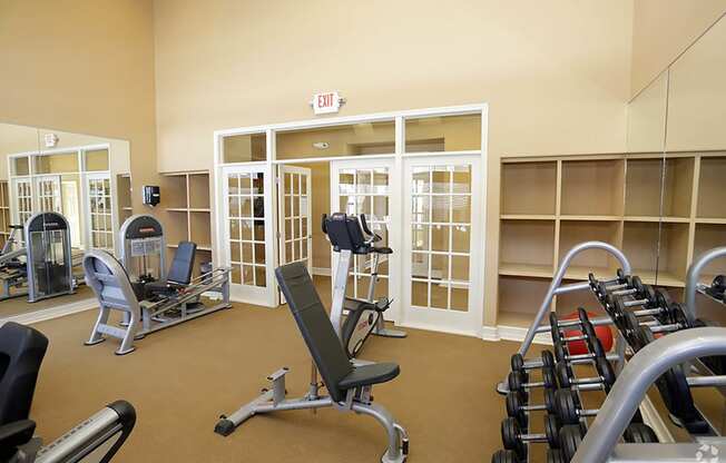Fitness Center With Modern Equipment at The Preserve at Rock Springs, Rock Springs, WY