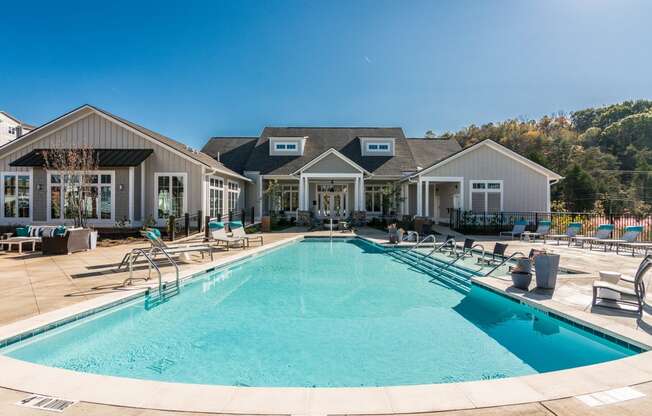 the swimming pool at our apartments at Village at Westland Cove Apartments, Tennessee, 37922