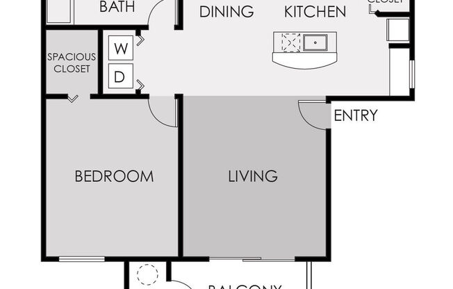 1 bed, 1 bath, 746 sqft, $1,270