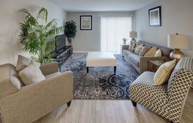 Spacious Living Room at Carol Stream Crossing, Carol Stream