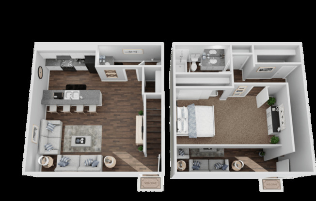 1 bed, 1.5 baths, 850 sqft, $1,150