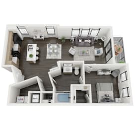 1 bed, 1 bath, 838 sqft, $1,900