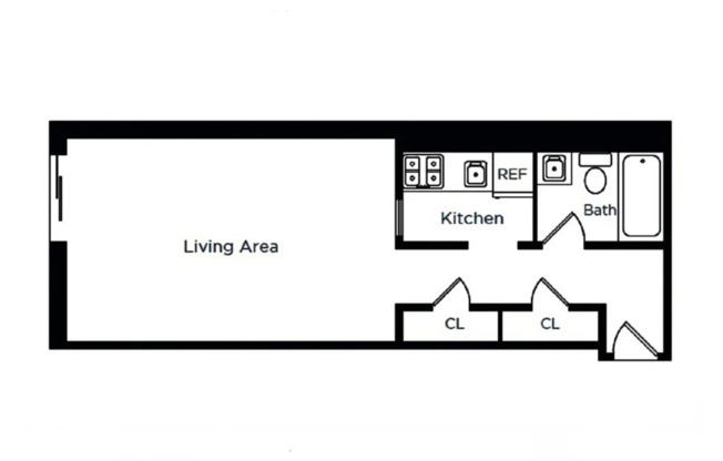 Studio, 1 bath, 2,554 sqft, $2,750, Unit 3A