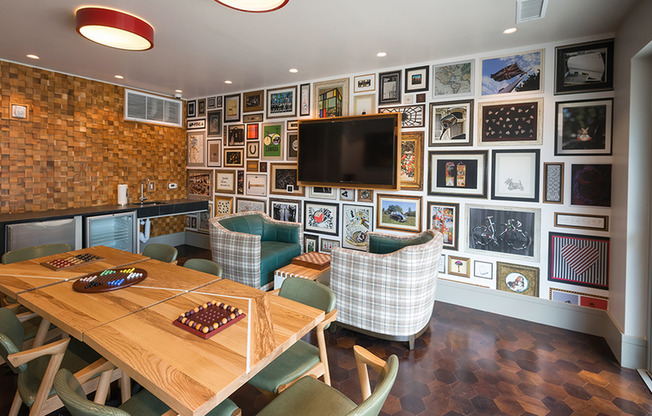 Challenge your friends to board games in our game room