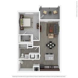 1 bed, 1 bath, 776 sqft, $1,300