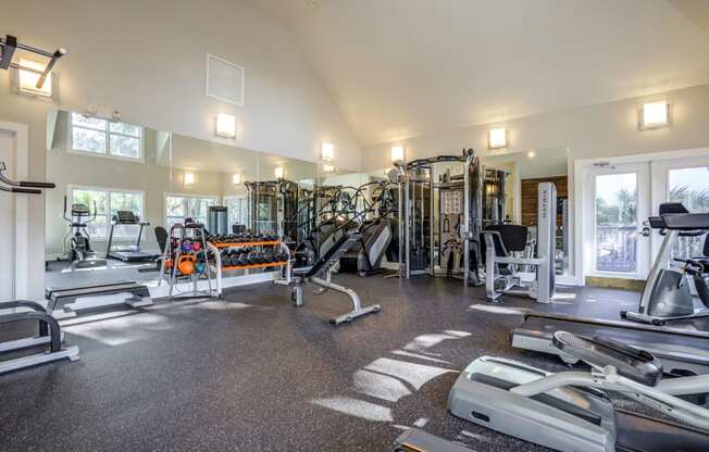 Fully Equipped Fitness Center at The Watch on Shem Creek, South Carolina
