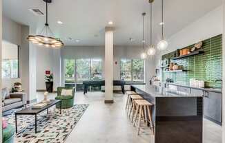 Community space at The Atlantic Highland Park, Texas, 75209