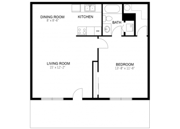1 bed, 1 bath, 635 sqft, $1,759