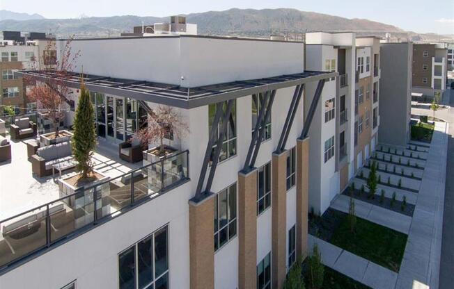 Rooftop Lounge at Parc West Apartments, Draper, UT