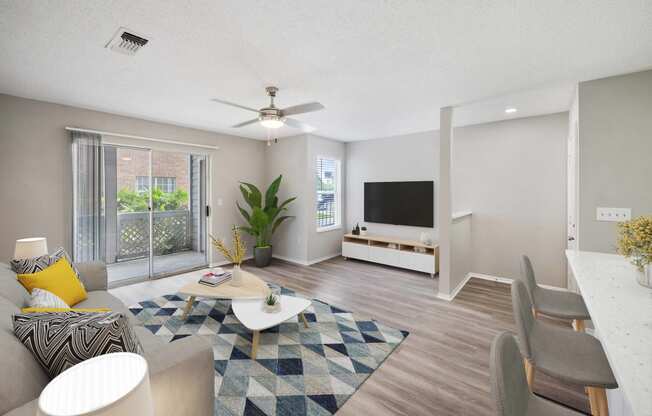 our apartments offer a living room