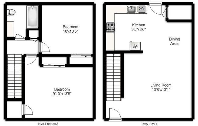 2 beds, 1 bath, 903 sqft, $1,240, Unit C-4