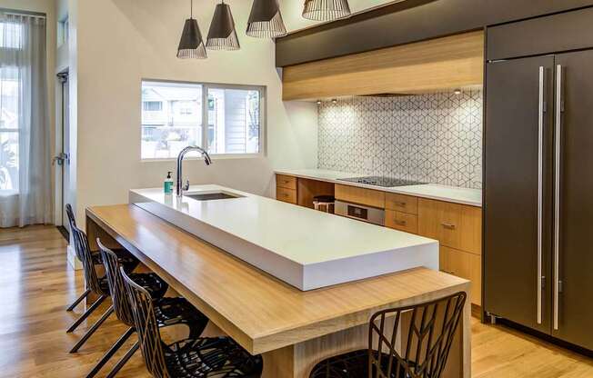 resident lounge demonstration kitchen