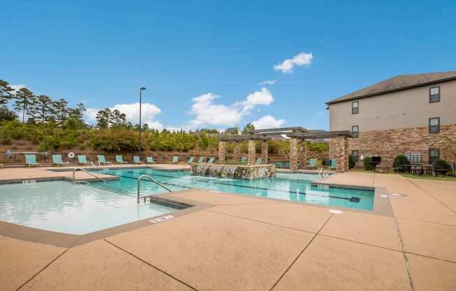 Swimming Pool at Patriot Park Apartment Homes in Fayetteville, NC,28311