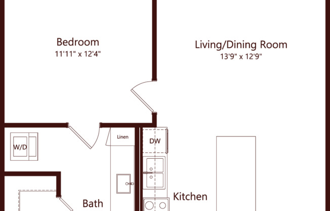 1 bed, 1 bath, 756 sqft, $1,585, Unit 2328