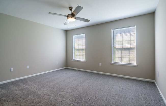 Lancaster Place Apartments in Calera Alabama photo of kitchen with spacious bedroom